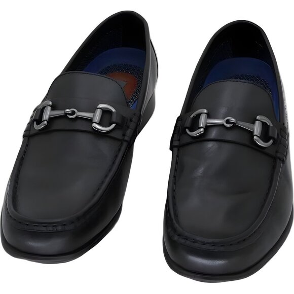 Vince Camuto VM-Caelan Black Horsebit Loafers Dress Loafers US 10